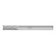 Fraise sur tige forme A ZYAS D. 6 mm L. tête 16 mm D. tige 6 mm carbure engrènem-1