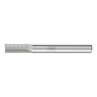 Fraise sur tige forme A ZYAS D. 6 mm L. tête 16 mm D. tige 6 mm carbure engrènem