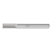 Fraise sur tige forme A ZYAS D. 6 mm L. tête 16 mm D. tige 6 mm carbure engrènem