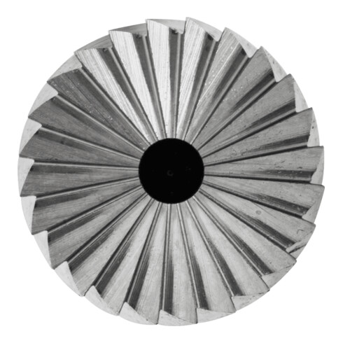 Fraise sur tige forme A ZYAS D. 8 mm L. tête 20 mm D. tige 6 mm carbure engrènem