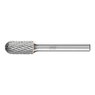 Fraise sur tige forme C WRC D. 10 mm L. tête 20 mm D. tige 6 mm carbure engrènem