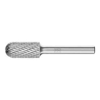 Fraise sur tige forme C WRC D. 12 mm L. tête 25 mm D. tige 6 mm carbure engrènem