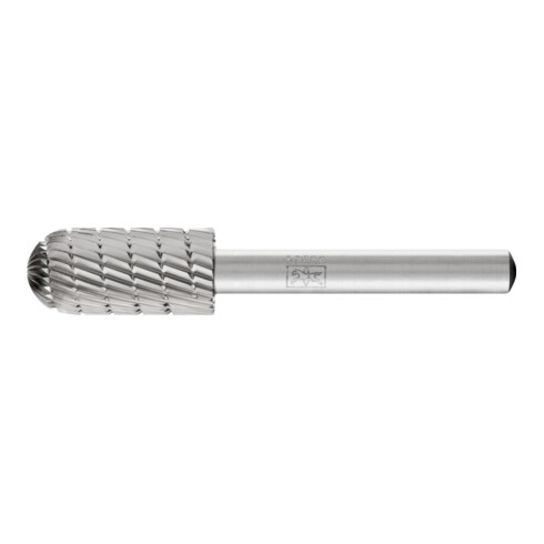 Fraise sur tige forme C WRC D. 12 mm L. tête 25 mm D. tige 6 mm HSS engrènement