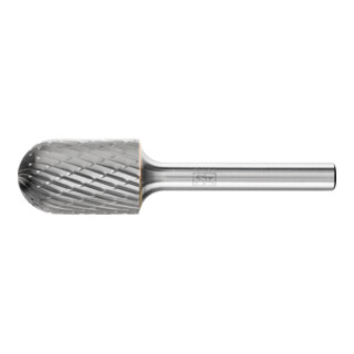 Fraise sur tige forme C WRC D. 16 mm L. tête 25 mm D. tige 6 mm carbure engrènem