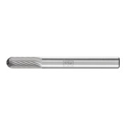 Fraise sur tige forme C WRC D. 6 mm L. tête 16 mm D. tige 6 mm carbure engrèneme