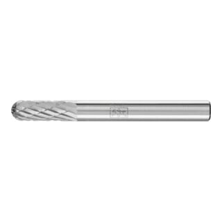 Fraise sur tige forme C WRC D. 6 mm L. tête 16 mm D. tige 6 mm carbure engrèneme