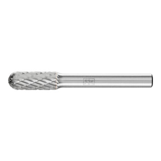 Fraise sur tige forme C WRC D. 8 mm L. tête 20 mm D. tige 6 mm carbure engrèneme