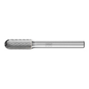 Fraise sur tige forme C WRC D. 8 mm L. tête 20 mm D. tige 6 mm carbure engrèneme