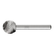 PFERD Fraise rotative HSS forme boule Ø 16x14 mm Tige Ø 6 mm Z 3 universel moyen fin brise-copeaux