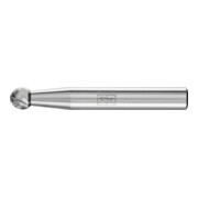 Fraise sur tige forme F KUD D. 6 mm L. tête 5 mm D. tige 6 mm carbure engrènemen