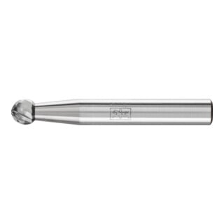 Fraise sur tige forme F KUD D. 6 mm L. tête 5 mm D. tige 6 mm carbure engrènemen