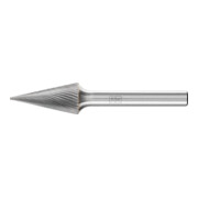 Fraise sur tige forme G SKM D. 12 mm L. tête 25 mm D. tige 6 mm carbure engrènem