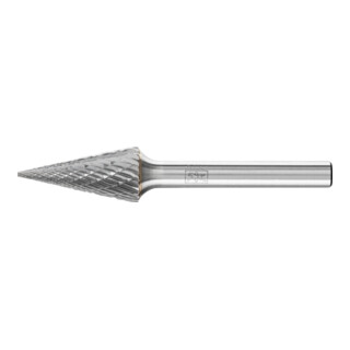Fraise sur tige forme G SKM D. 12 mm L. tête 25 mm D. tige 6 mm carbure engrènem
