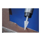 PFERD Fraise en acier rapide HSS forme cône pointu Ø 12x25 mm tige Ø 6 mm Z 3 universel moyen fin brise-copeaux-2