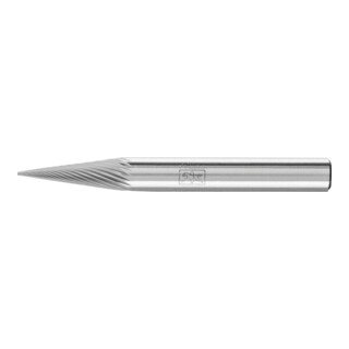 Fraise sur tige forme G SKM D. 6 mm L. tête 18 mm D. tige 6 mm carbure engrèneme