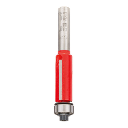 Fraises à affleurer Bosch 8 mm, D1 12,7 mm, L 25,4 mm, G 71,5 mm