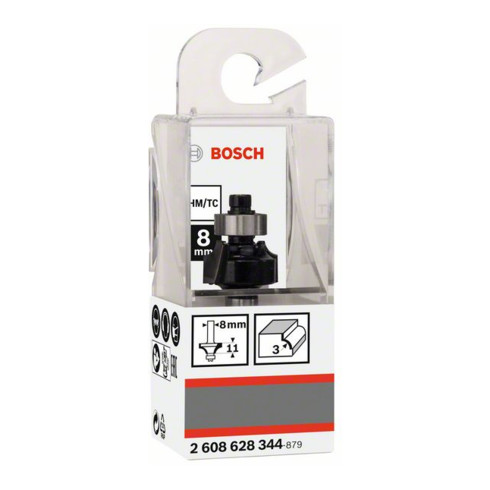 Fraises à arrondir Bosch 8 mm, R1 3 mm, L 10,2 mm, G 53 mm