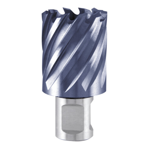 Fraises à carotter HSS-TiAlN attache Weldon (3/4"). Ø 42 mm