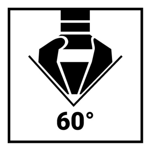 Outil à chanfreiner et à ébavurer Ruko DIN 334-D 60° HSS MK
