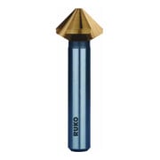 Fraises à chanfreiner RUKO 3 dents DIN 335 forme C 90° HSS-TiN