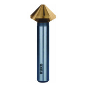 Fraises à chanfreiner RUKO 3 dents DIN 335 forme C 90° HSS-TiN