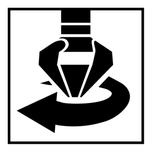 Outil à chanfreiner et à ébavurer Ruko Forme C 75° HSS 3 arêtes de coupe