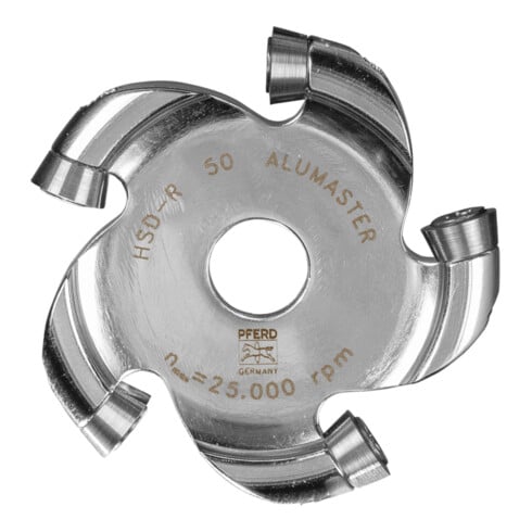 Fraises à chanfreiner à plaquettes ALUMASTER PFERD - HSD-R 50 ALUMASTER
