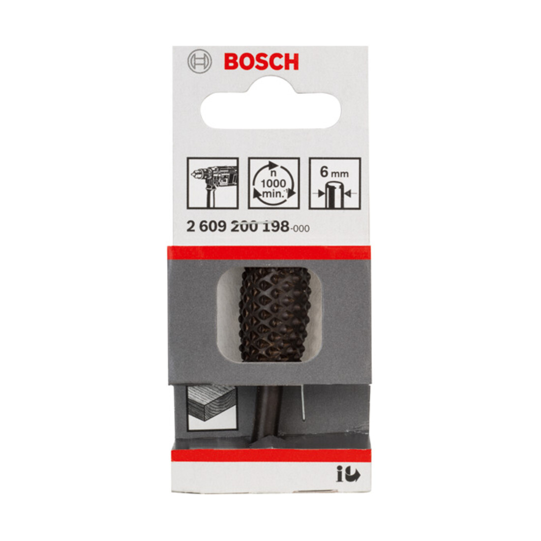 Fraises à main levée Bosch pour perceuses 6 x 16 mm
