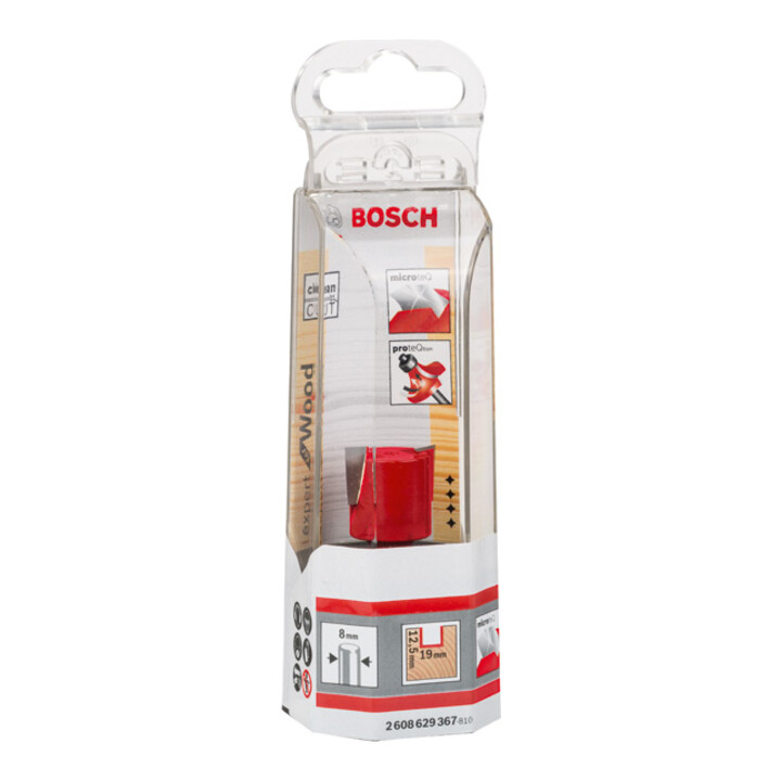Fraises à rainurer pour charnières 8 mm, D1 19 mm, L 12,5 mm, G 51 mm