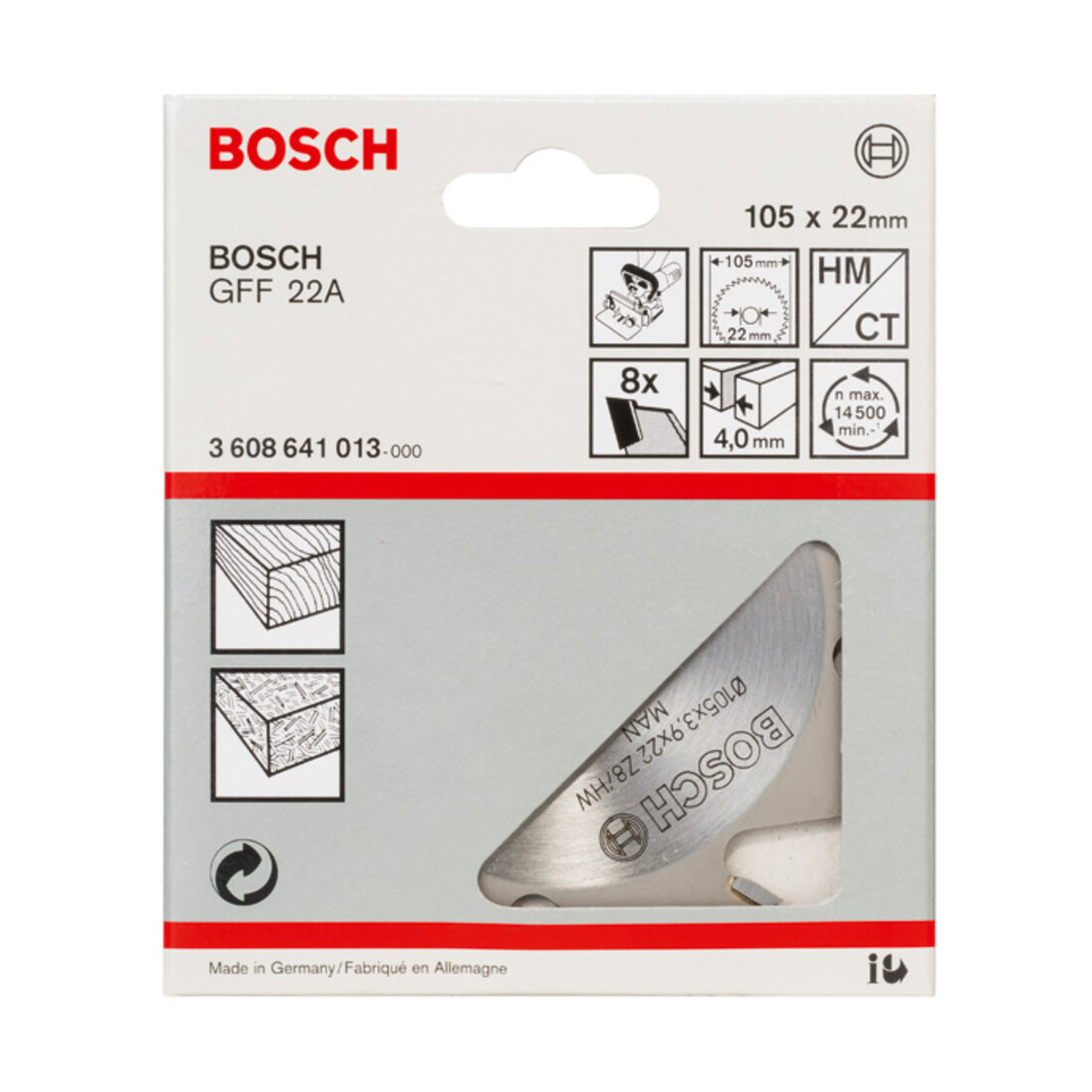 Coupeuse à disque Bosch pour goujons plats