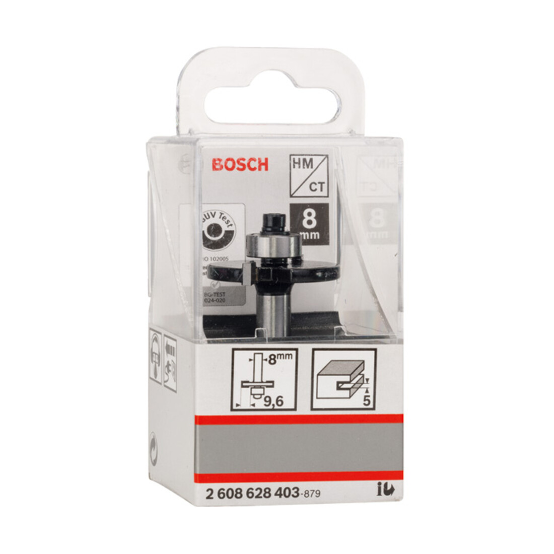 Fraises circulaires à rainurer Bosch 8 mm, D1 32 mm, L 5 mm, G 51 mm