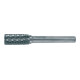 Fraises limes carbure, denture croisée Forme B cylindrique, coupe en bout