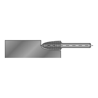 Ruko cutter pin form F RBF HM Verz.KVZ 4