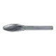 Fraises limes carbure, denture croisée forme H en forme de flamme (FLH)