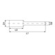 Fraises limes carbure pour l'aluminium forme B cylindrique, coupe en bout
