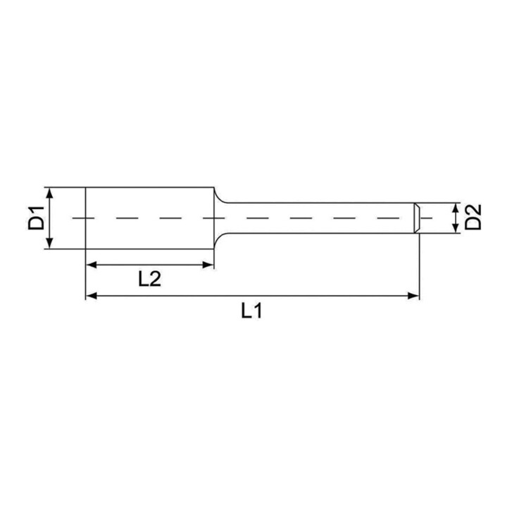Fraises limes carbure pour l'aluminium forme B cylindrique, coupe en bout