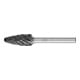 Fraises sur tige HM PFERD - RBF 1225/6 STEEL HC-FEP