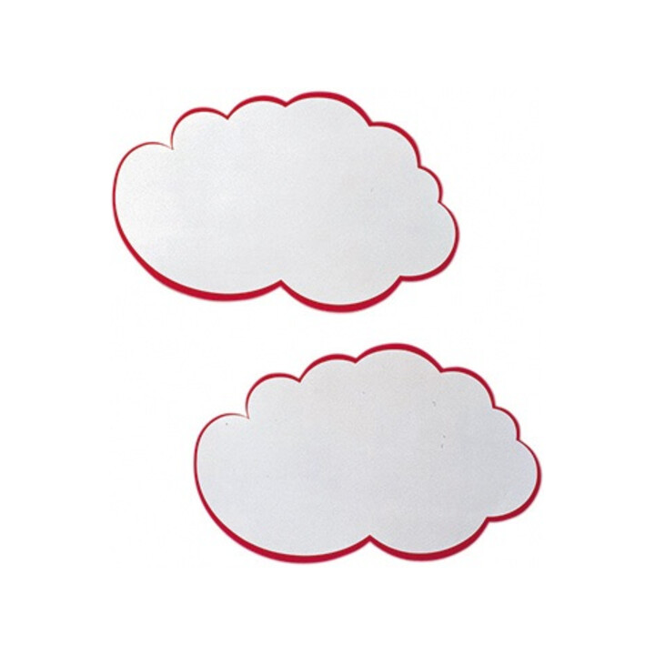 Franken Moderationskarte UMZ WM Wolke weiß/rot 20 St./Pack.
