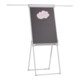 Franken Moderationstafel Deluxe FC8312 188x67cm Filz grau-1