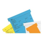 Franken T-Karte TK205 Größe2 84x48mm orange 100 St./Pack.-4