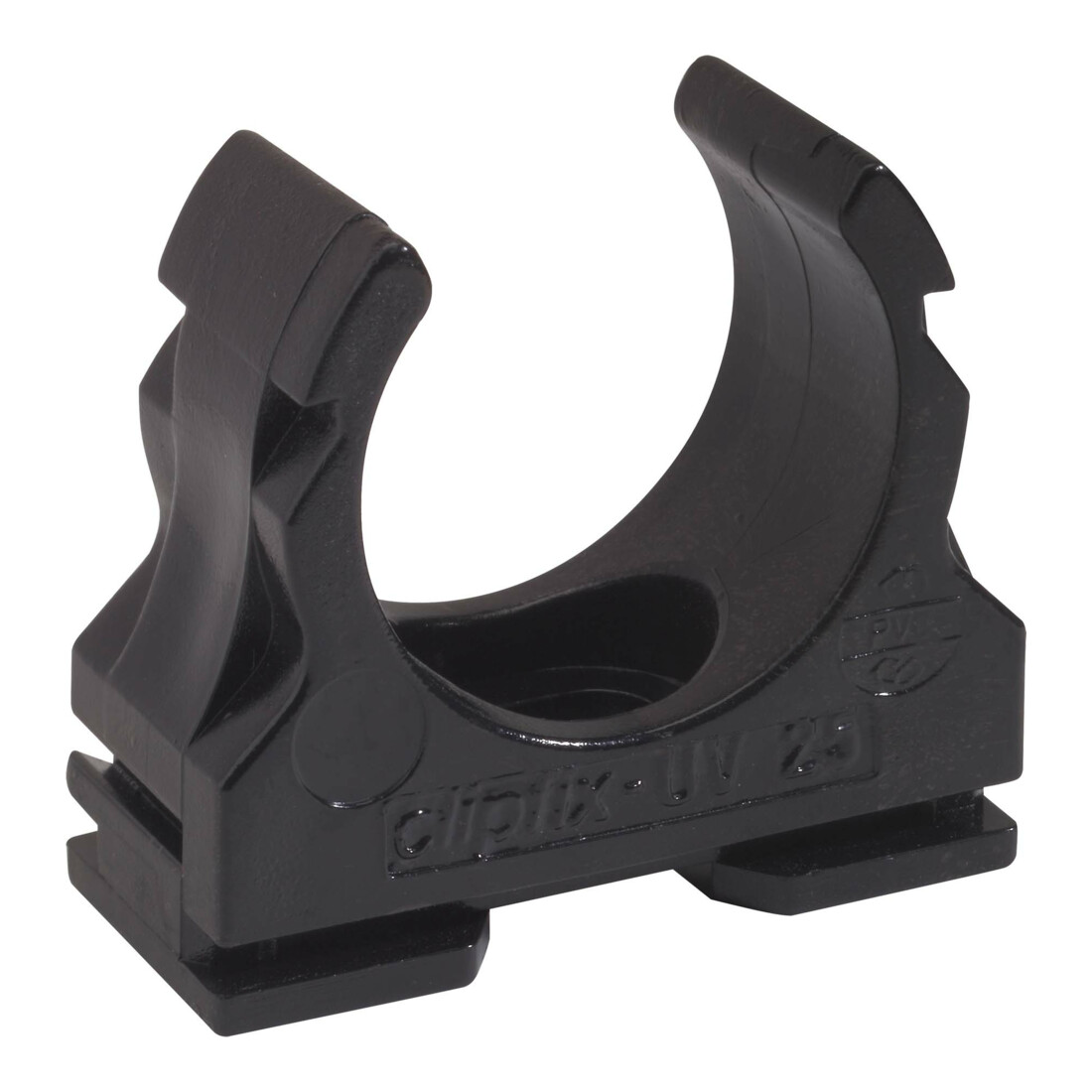 Fränkische Collier de serrage en plastique stabilisé UV clipfix-UV 40 noir