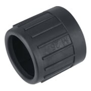Fränkische Embout plastique noir, résistant aux UV E-Ku-E 40 noir UV-1
