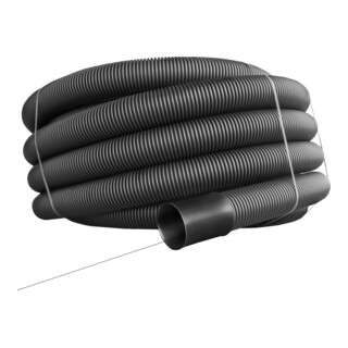 Fränkische Gaine de protection de câble Kabuflex-R-UV110 noire flexible