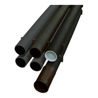 Fränkische Gaine de protection de câble Kabuflex S110 6 m noir