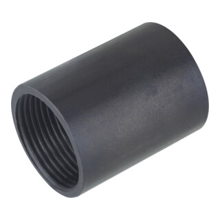 Fränkische Manchon fileté en acier tubulaire SM-E 40 brunifié noir