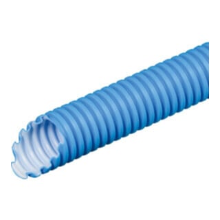 Fränkische Tube ondulée plastique légère 25,0x18,6mm FBY-EL-F 25 bleue