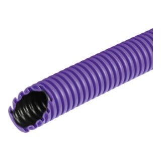Fränkische Tube ondulée plastique semi-flexible bleue/violette FFKu-Smart net 25