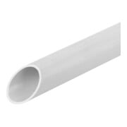 Fränkische Tube rigide en plastique, gris FPKu-EM-F 32 2m-4