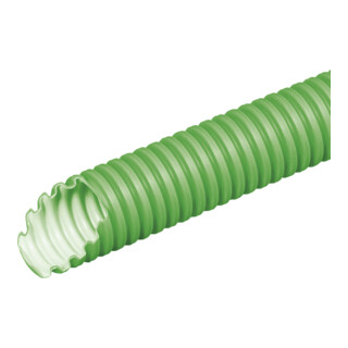 Fränkische Tuyau ondulé en plastique FBY-EL-F 20,0 x 14,4 mm vert léger