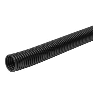 Fränkische Tuyau ondulé en plastique FPFSX-17B.50 noir